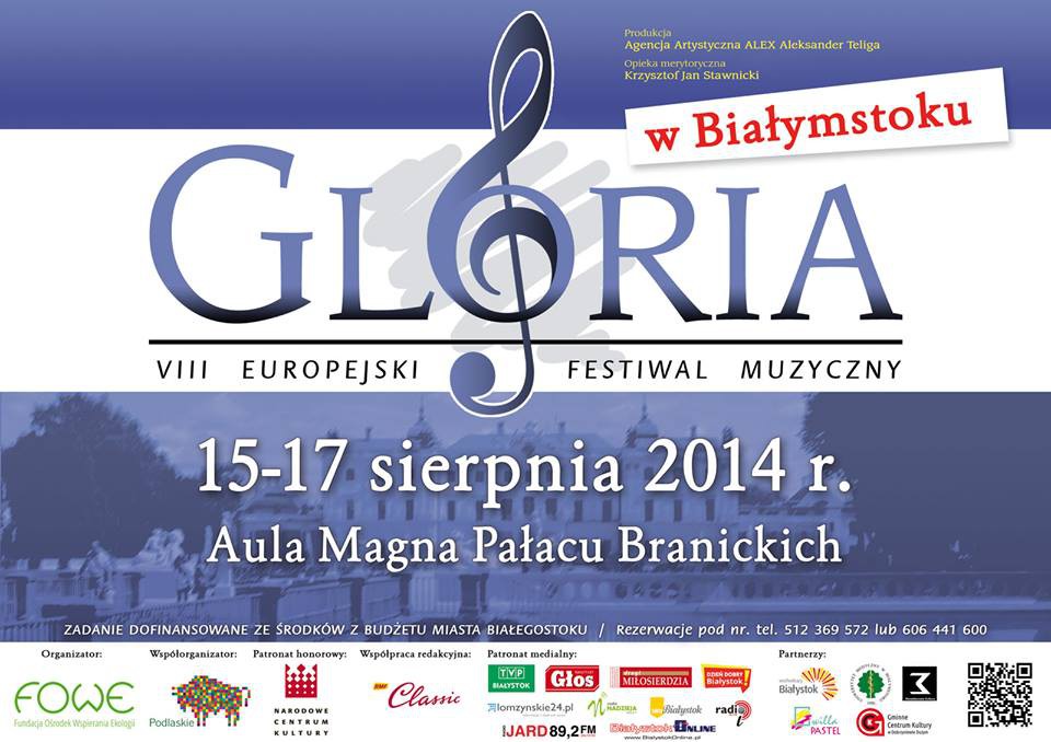 Festiwal Gloria startuje w piątek 