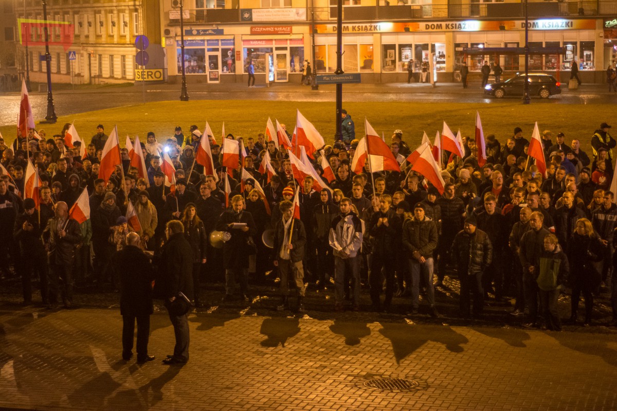 Ulicami Białegostoku przeszedł Marsz Niepodległości