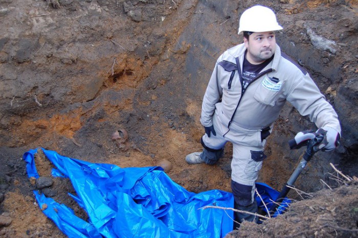 Kolejne szczątki ofiar na terenie białostockiego aresztu 