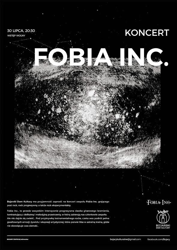 Koncert białostockiego zespołu Fobia Inc. na Bojarach