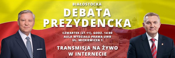 Debata prezydencka – ostateczne starcie! (transmisja live)