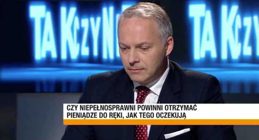 Żalek krytykuje rodziców niepełnosprawnych dzieci. 