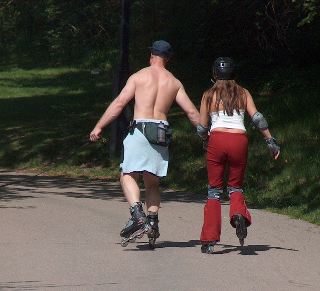 Maraton na rolkach w Suchowoli