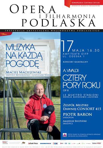 Vivaldi z sakosofonem, kobiety mają gęsią skórkę