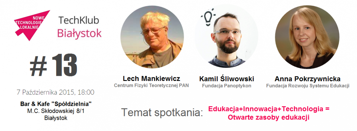 Po wakacjach rusza znów TechKlub Białystok