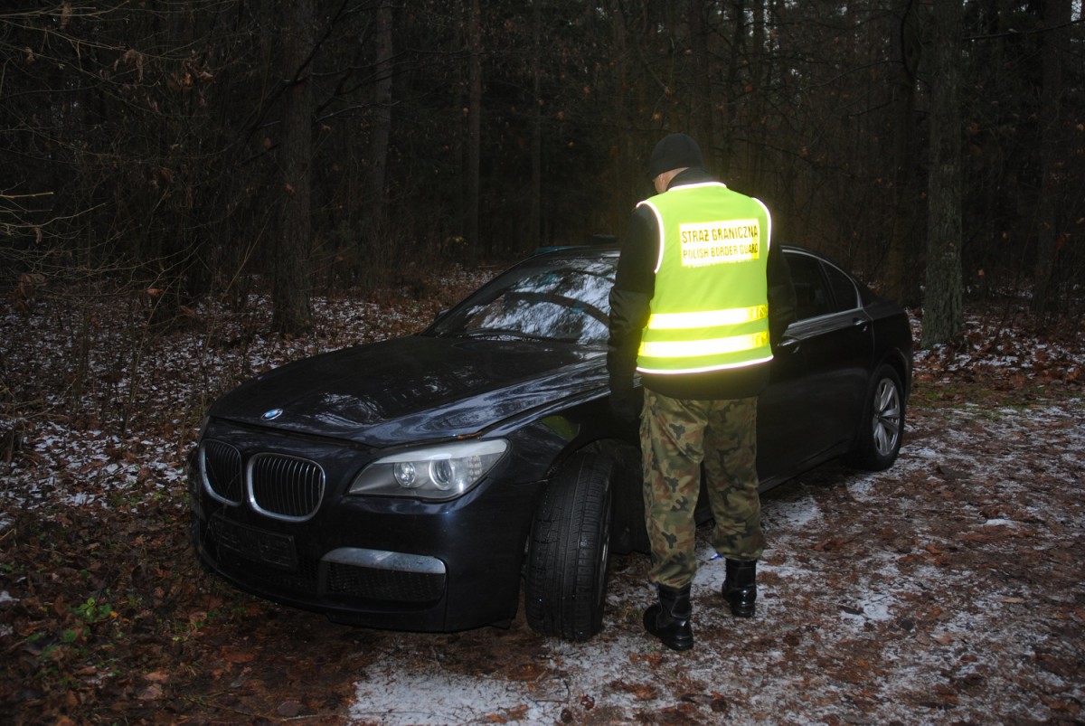 W Podlaskiem odzyskano kolejne skradzione samochody