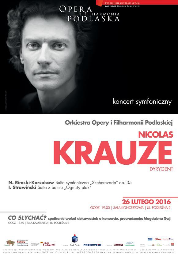 Koncert symfoniczny pod batutą Nicolasa Krauze – Rimski Korsakow i Strawiński