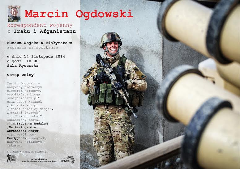 Spotkanie z Marcinem Ogdowskim, reporterem wojennym
