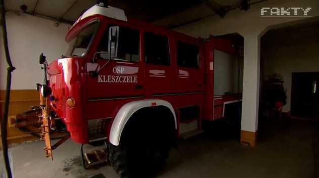 Kampania z wozem strażackim