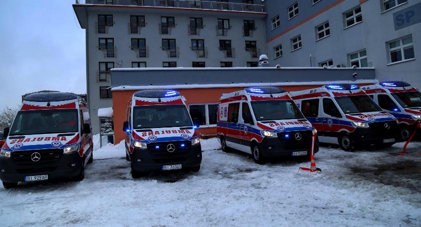 Nowe karetki będą służyły pacjentom z Białegostoku, Moniek i Sokółki