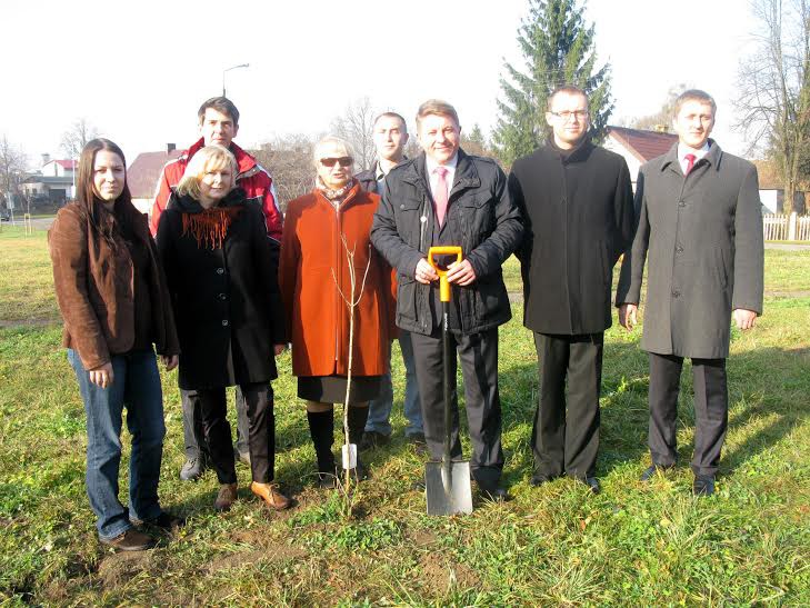 Posadzili drzewa