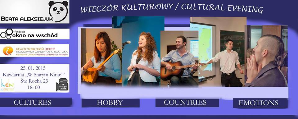Wieczór Kulturowy / Cultural Evening !
