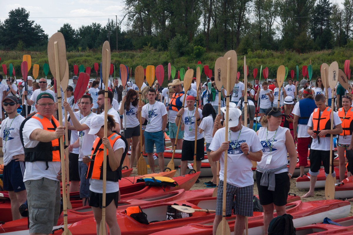 500 kajaków – największy spływ kajakowy na Podlasiu