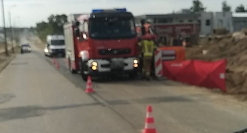 Śmierć na białostockiej budowie. Operator koparki najechał na mężczyznę
