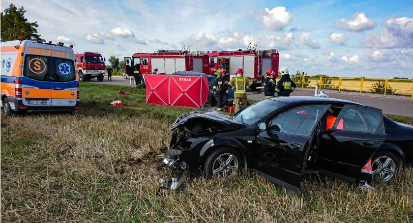 Zginął kierowca Citroena. Najprawdopodobniej nie ustąpił pierwszeństwa przejazdu