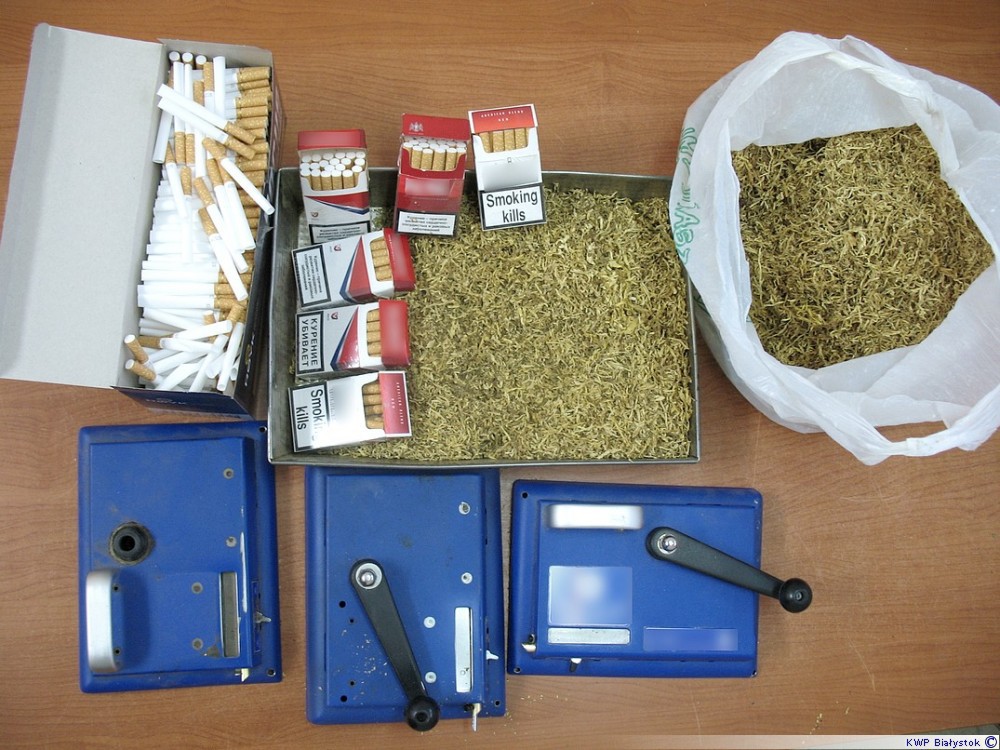 Nielegalnie produkowali papierosy
