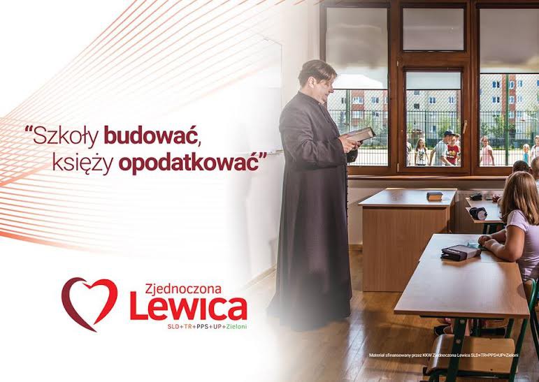 Zjednoczona Lewica: Żłobki zamiast katechezy
