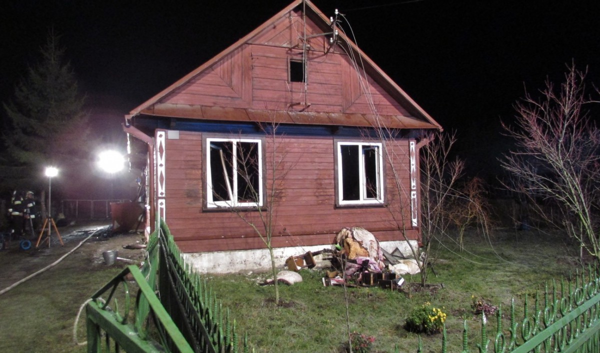Tragiczny pożar w powiecie hajnowskim