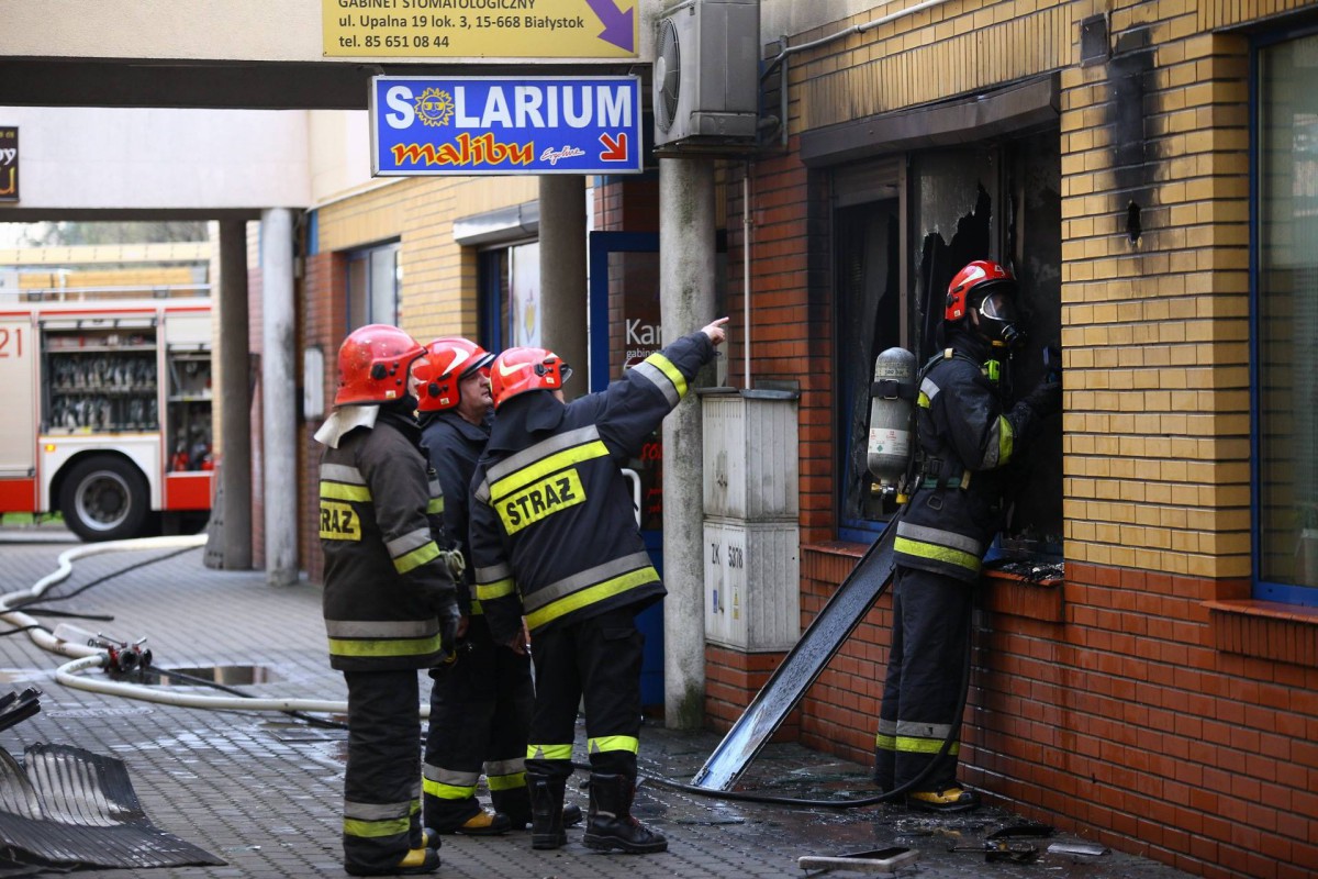 Pożary na Słonecznym Stoku i na Przydworcowym