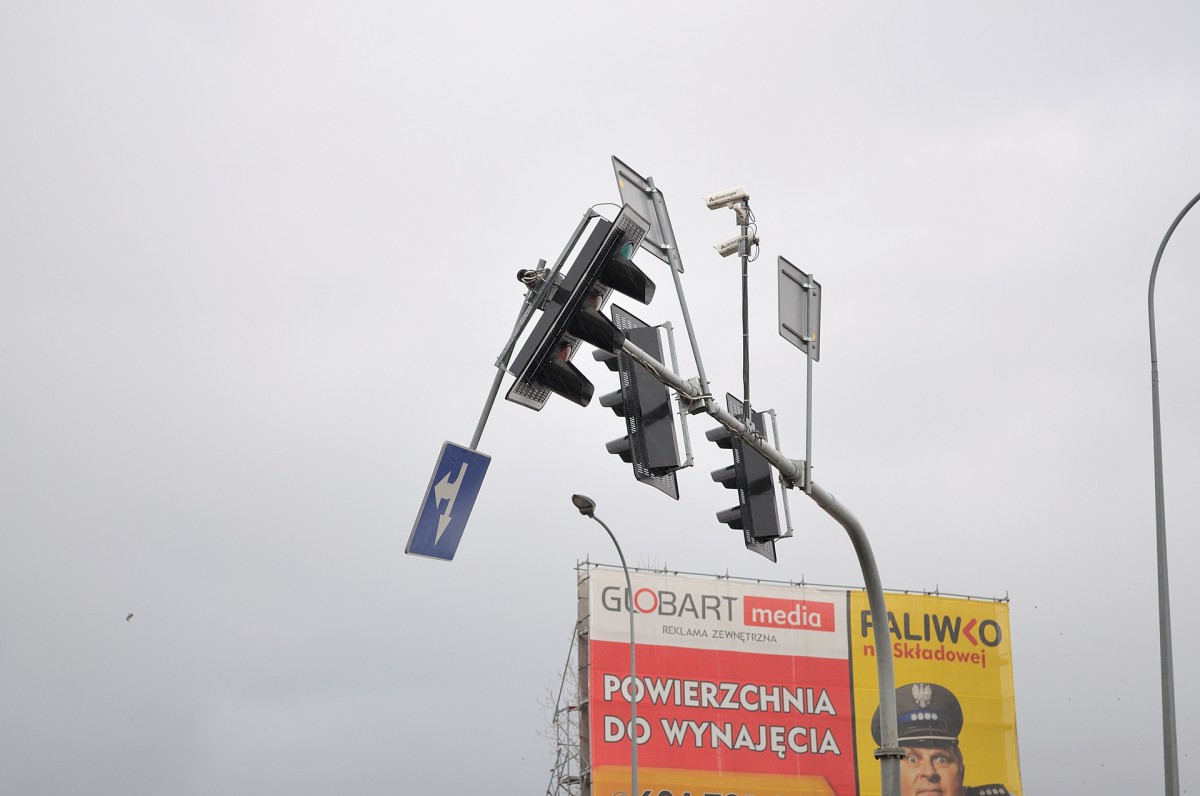 Wyłączenia sygnalizacji świetlnej na skrzyżowaniach