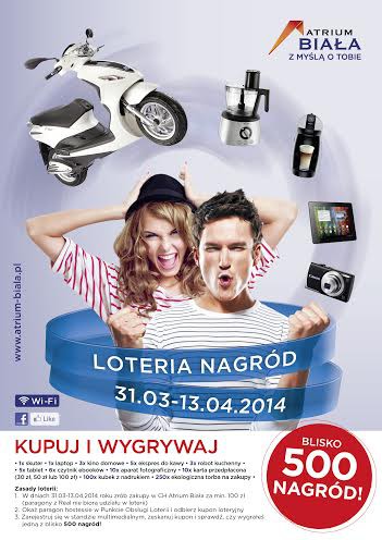 Loteria nagród w Atrium Biała