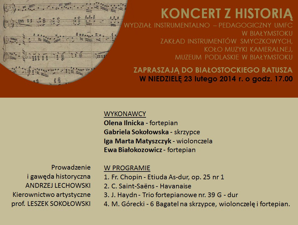 Koncert z historią