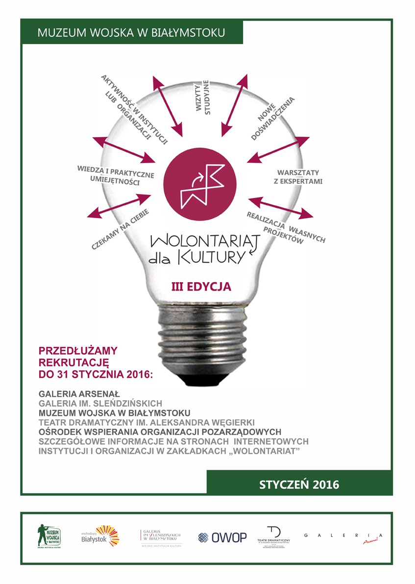 Miłośniku kultury, zostań wolontariuszem