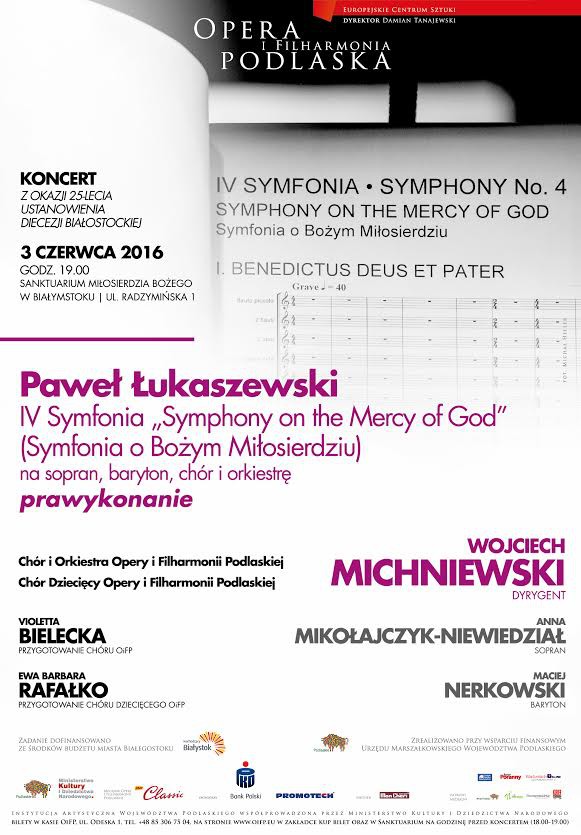 Prawykonanie IV Symfonii Pawła Łukaszewskiego na Jubileusz 25-lecia Diecezji Białostockiej