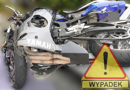 Wypadek z udziałem motocyklisty w Białymstoku