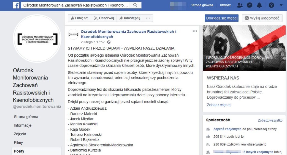 Fundacja OMZRiK przegrała proces sądowy. Będzie musiała publicznie przeprosić