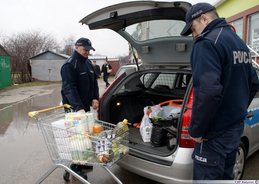 „Niebieska Paczka” od sokólskich policjantów