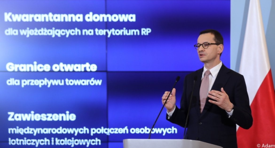 Nieczynne restauracje, galerie handlowe, są kontrole na granicach. Mamy stan zagrożenia epidemicznego