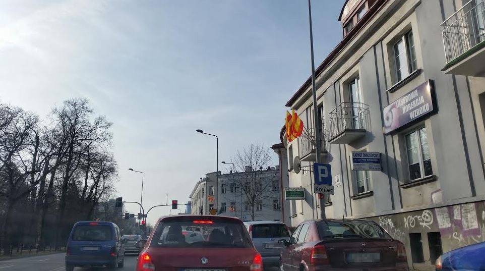 Miasto przyozdobione jak na święta