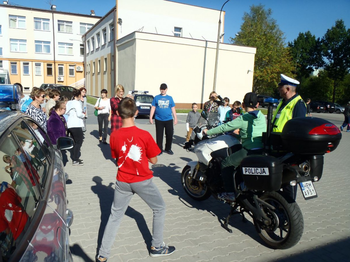 Wizyta w augustowskiej komendzie Policji