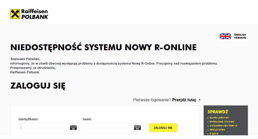 Poważna wpadka - awaria w dużym banku. Klienci z ograniczonym dostępem do swoich pieniędzy