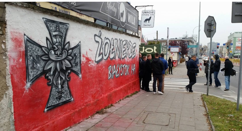 Nowy mural w centrum miasta przypomina o Żołnierzach Wyklętych