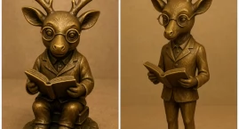Zdjęcie przedstawia: Miniaturowe jelenie ruszają na Łomżę! Nowy szlak turystyczny inspirowany herbem miasta