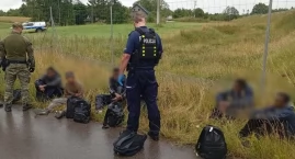 Nielegalni migranci wpadli tuż za granicą z Litwą. M&hellip;