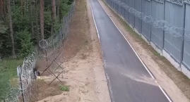Z Berlina do Kuźnicy! Kamery nagrały go na granicy