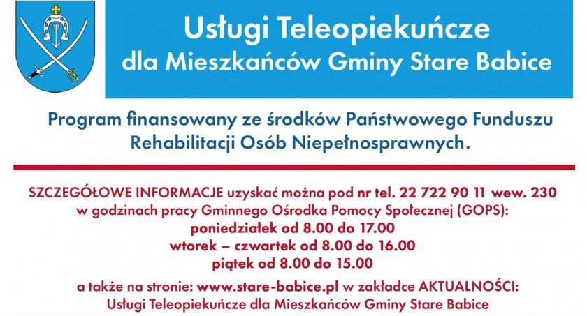 USŁUGA TELEOPIEKUŃCZA - POMYŚL O SWOICH RODZICACH I DZIADKACH