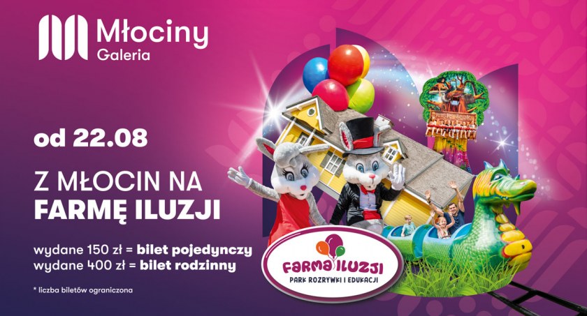 GALERIA MŁOCINY ROZDAJE BILETY NA 