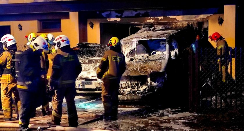 POŻAR DOMU W KOCZARGACH STARYCH