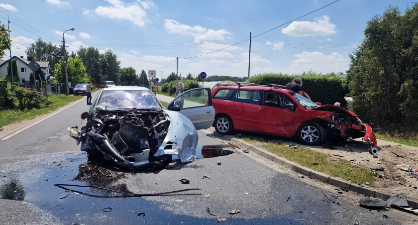 WYPADEK NA UL. IZABELIŃSKIEJ