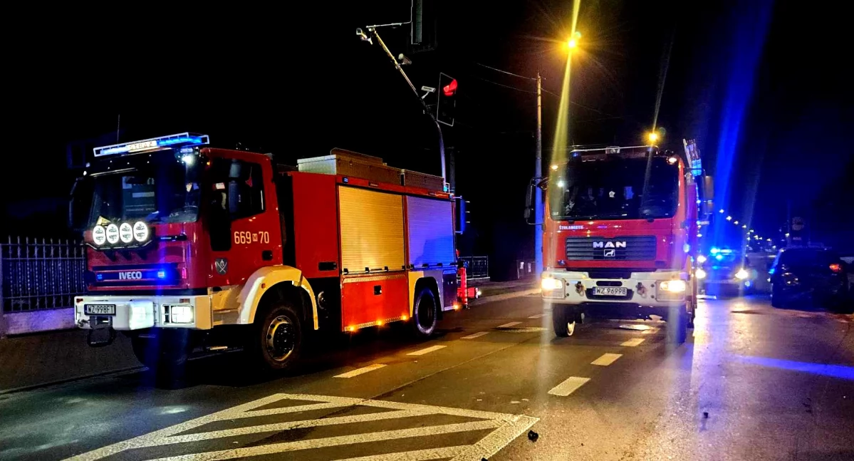 WYPADEK W LATCHORZEWIE PRZY UL. WARSZAWSKIEJ