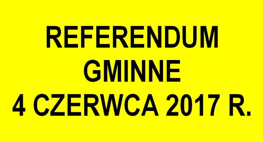 BĘDZIE REFERENDUM GMINNE