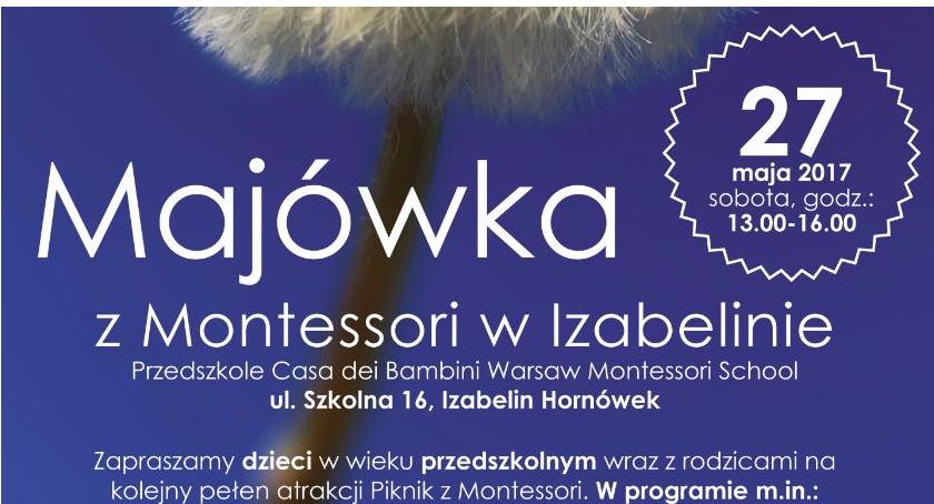 ZAPROSZENIE NA MAJÓWKĘ DO PRZEDSZKOLA MONTESSORI