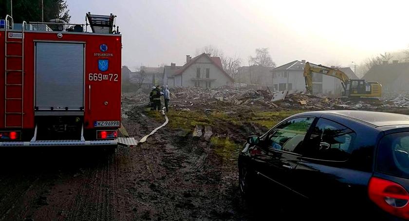 USZKODZONY GAZOCIĄG W ZIELONKACH