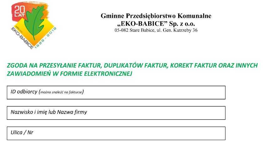 E-FAKTURA W GPK 