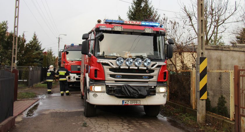 POŻAR PIWNICY W STARYCH BABICACH