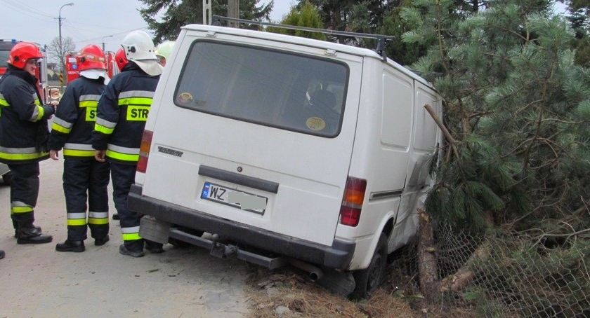 WYPADEK W ZIELONKACH NA UL. POŁUDNIOWEJ